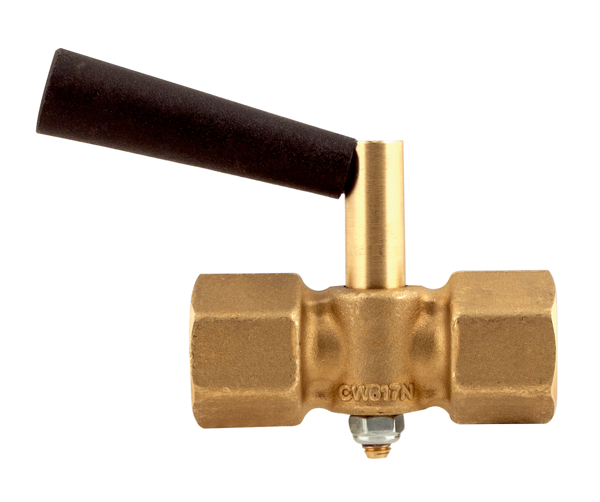 AFRISO Manometer-Absperrhahn G1/2 Muffe x Muffe, Messing, PN16 VOR 96940