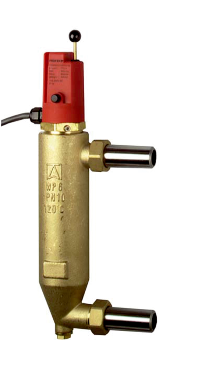 AFRISO Wassermangelsicherung WMS-WP6, Ms mit Schweißstutzen DN20, ohne Verriegelung SAL 89370