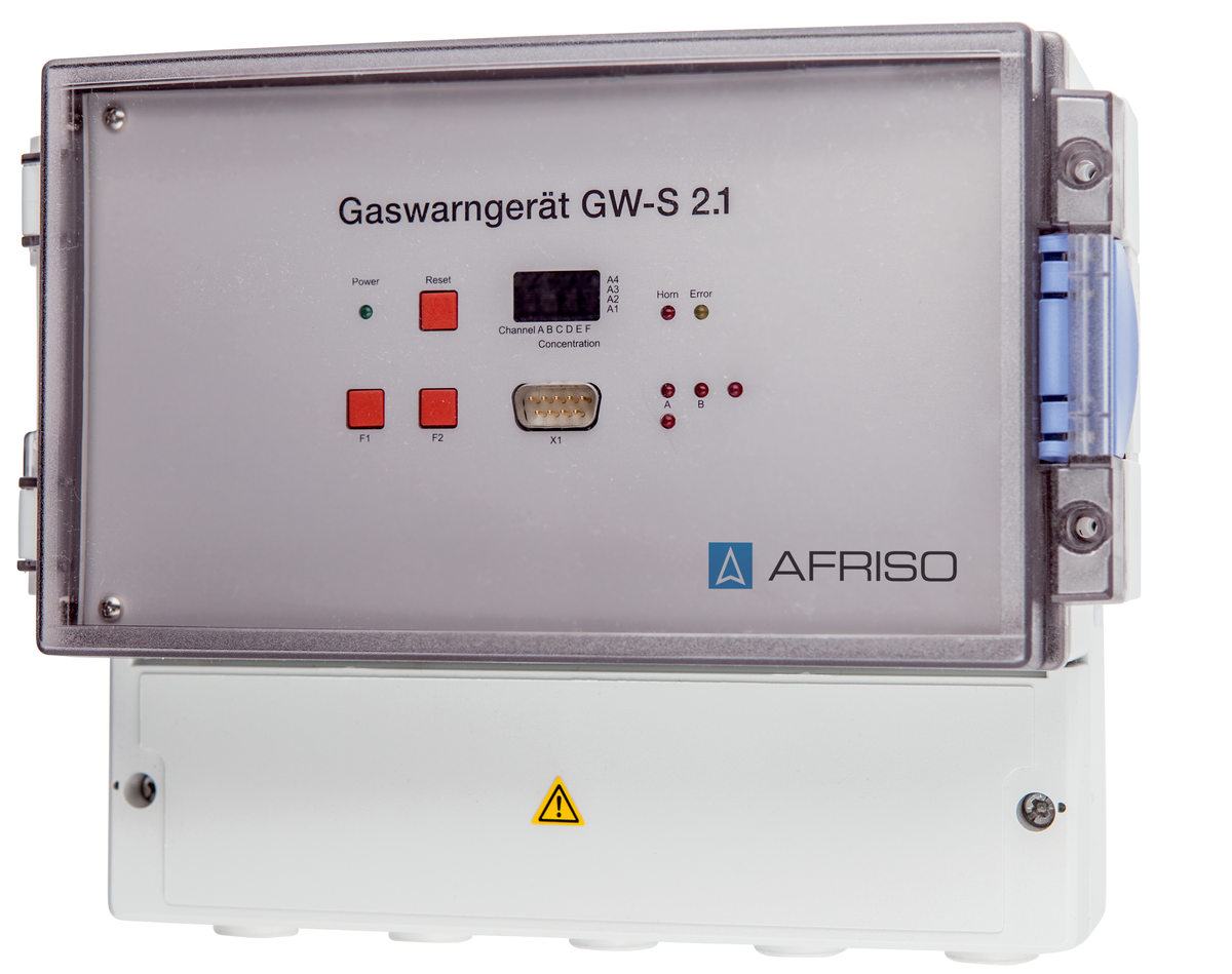 AFRISO Gaswarngerät GW-S 2.1 Wandgehäuse, für 2 Gassensoren 400/500ST SAR 71230 71240