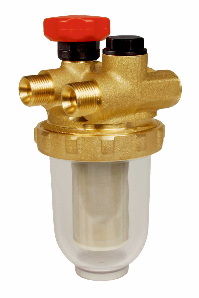 AFRISO Zweistrangfilter Z 500 St Stahlsieb 100my, 2x G3/8 IG - 2x 3/8 AG SAR 95170