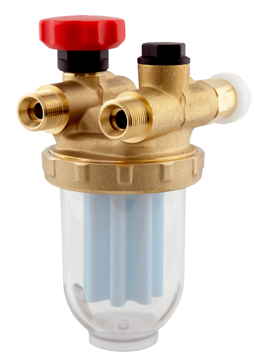 AFRISO Einstrangfilter R 500 Si Sikusieb 50-70 my, G3/8 IG - 2x G3/8 AG SAR 95040