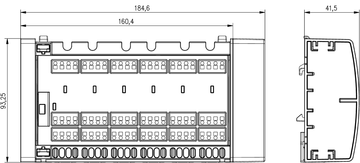 AFRISO Reglermodul Draht RM D6 für 6 Regelkreise BEF 8640