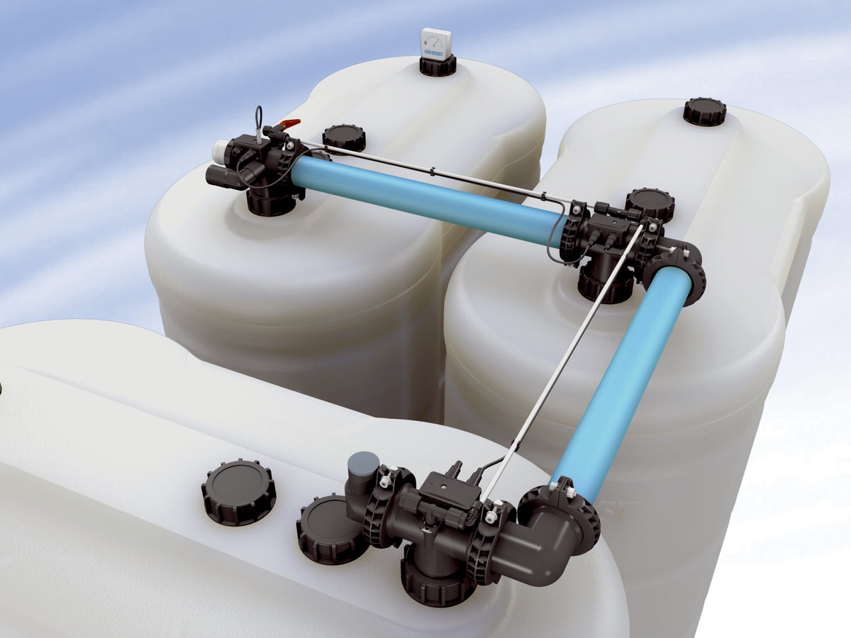 AFRISO Grundeinheit Universal GWG-Kette GWG 12K/1-K-SWS kommunizierend ANW 102050 102070 102100 102120