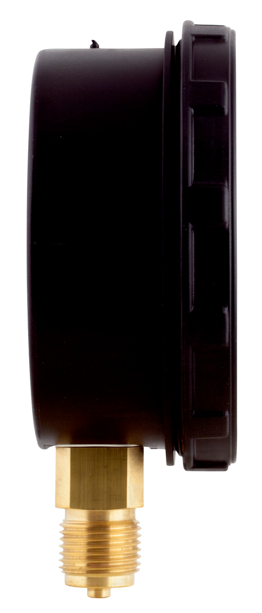 AFRISO Rohrfeder-Manometer RF100GlySR 0/10bar G1/2B radial Kl.1,0 D601 mit Schraubringgehäuse und Glyzerinfüllung SAS 45670