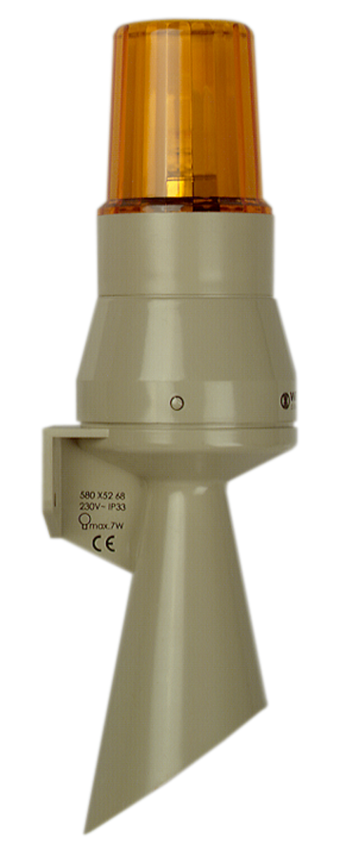 AFRISO Warnlicht-Hupe WLH 1 90dB(A), AC 230V, IP33 (EN 60529) VOR 74680 object_image_56024imagemain_dech