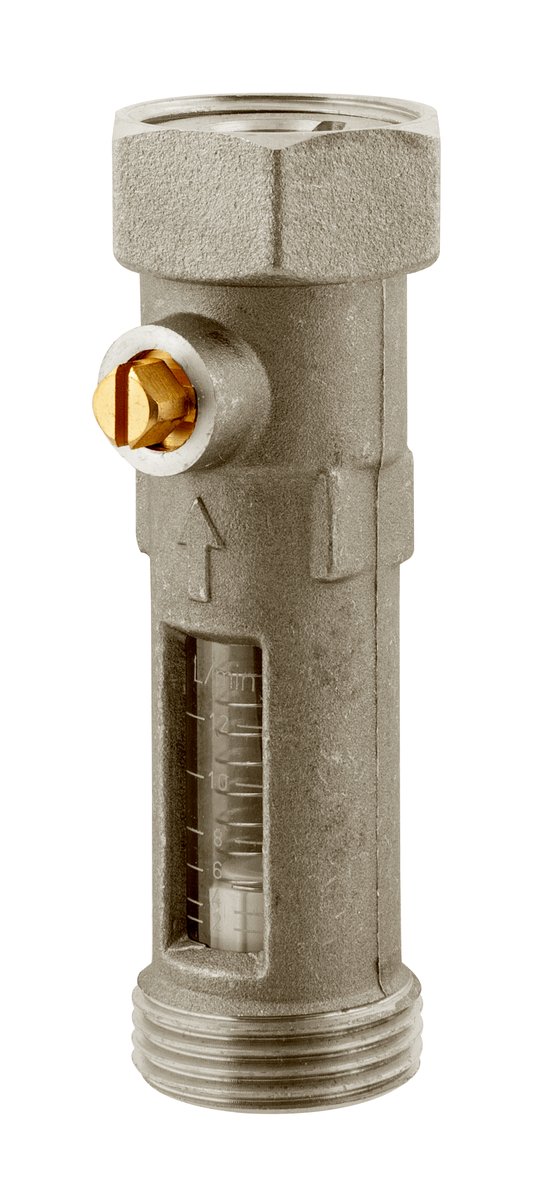 AFRISO Durchflussmesser DFM 15-2M G3/4 AG x G3/4 ÜM, 2-12 Liter/min SAL 70120 70170