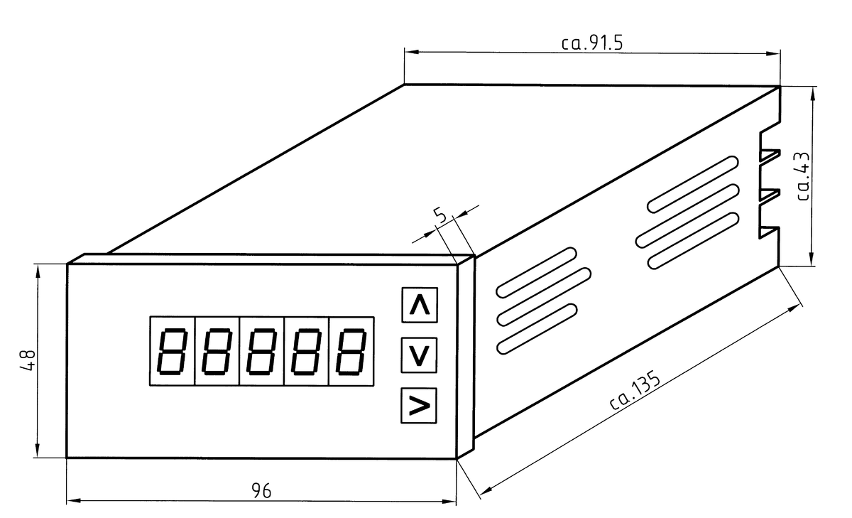 AFRISO Digitales Anzeigegerät DA 10 BEF 880 890 900