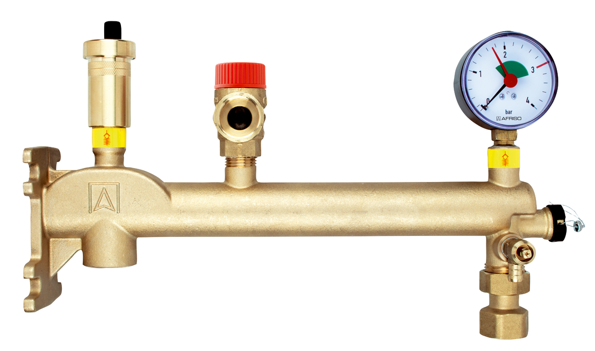 AFRISO Gefäßanschlusskombination GAK-MS G3/4 IG 3 bar IL KV, mit Isolierung VOR 96510
