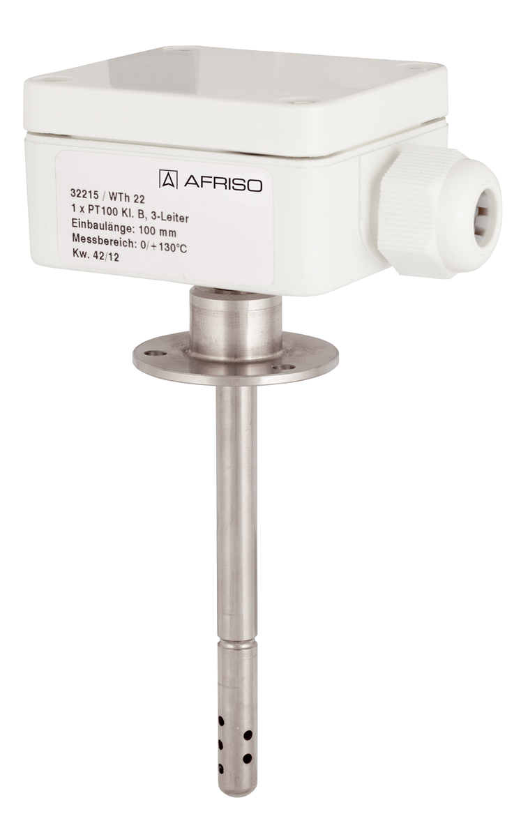 AFRISO Widerstandsthermometer WTh 22 0/130C 100mm Flansch d: 40mm SAL 77240 77250 77260