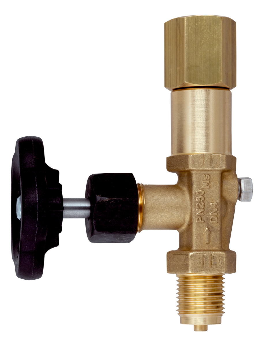 AFRISO Manometer-Absperrventil DIN 16270 Form B, G1/2, Messing, PN250 SAL 107520