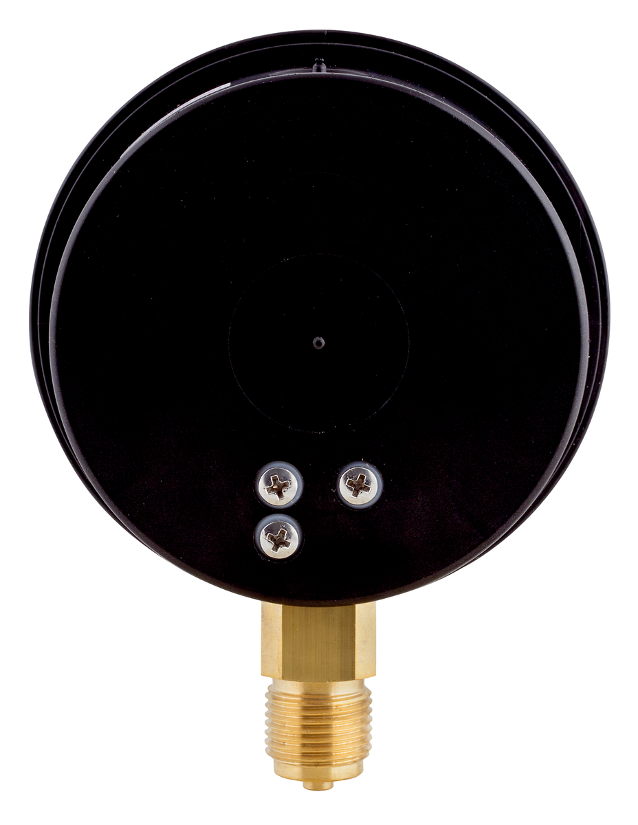 AFRISO Rohrfeder-Manometer RF100GlySR 0/10bar G1/2B radial Kl.1,0 D601 mit Schraubringgehäuse und Glyzerinfüllung RUE 45670