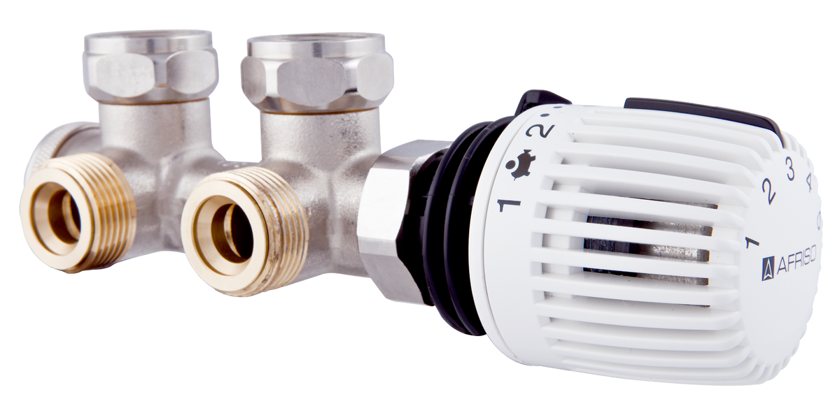 AFRISO Thermostat-Kombiblock Vario THK M Eck DN15 G1/2 AG ANW 91630 91640