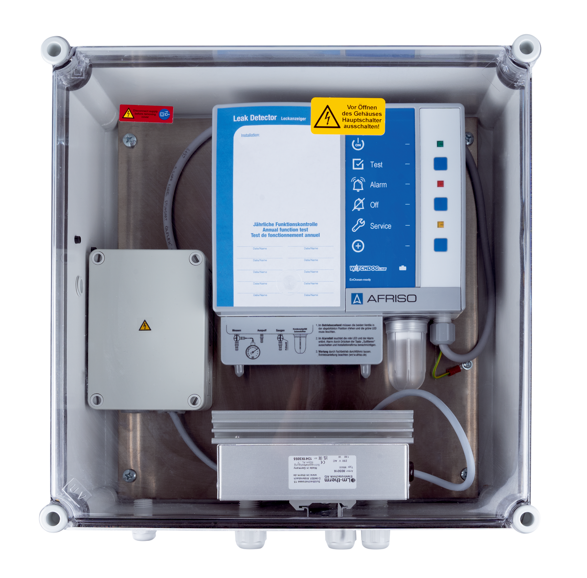 AFRISO Vakuum-Leckanzeiger Eurovac HV im Schutzgehäuse (IP 65) mit Heizung VOR 71740