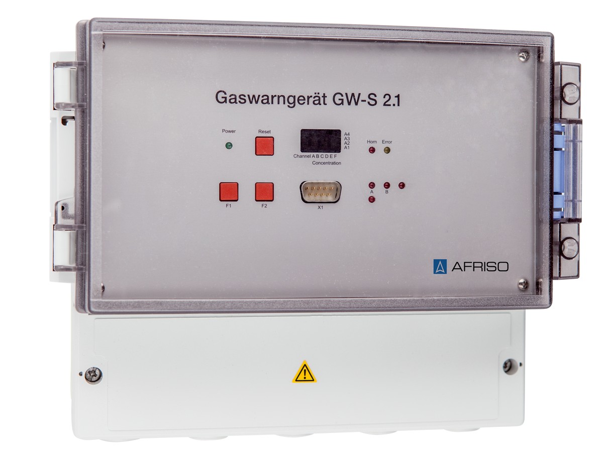 AFRISO Gaswarngerät GW-S 2.1 Wandgehäuse, für 2 Gassensoren 400/500ST SAL 71230 71240