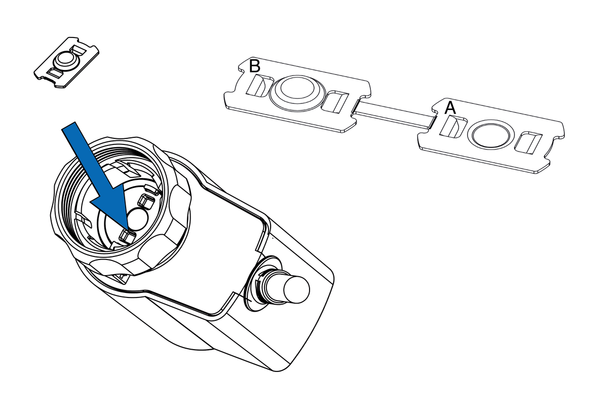 Thermischer Stellantrieb TSA 13 Ü M30x1,5 NC 230V 110N 1m ANW 9210 9220