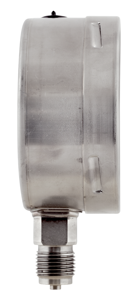 AFRISO Rohrfeder-Manometer RF100KTGly -1/+15bar G1/2B radial Kl.1,0 D802 für die Kältetechnik, mit Glyzerinfüllung SAS 52900