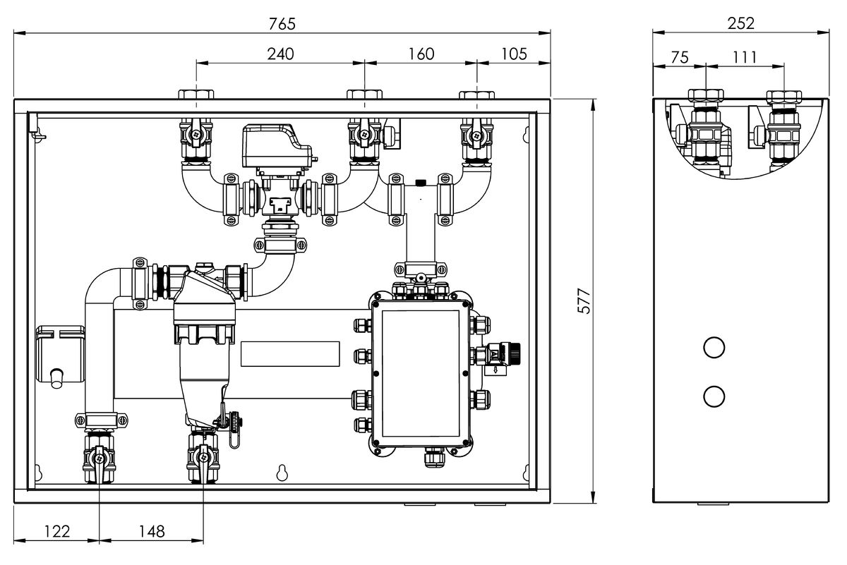 AFRISO Hydraulikmodul AMB 900 BEF 7710