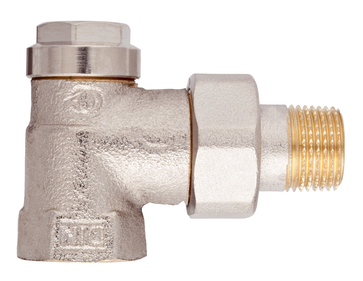 AFRISO Heizkörperrücklaufverschraubung 456 M Eco Eck DN10 Rp3/8 x R3/8 SAL 91330 91340 91350 object_image_57036imagemain_dech