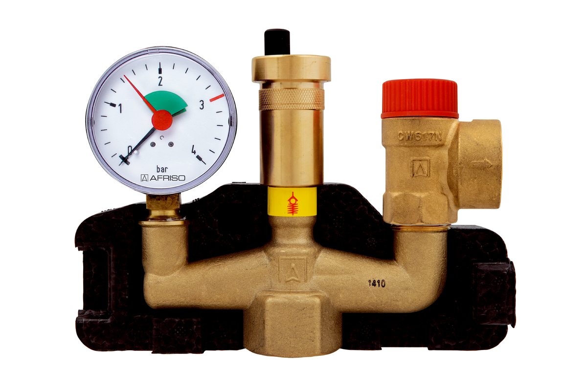AFRISO Kesselsicherungsgruppe KSG Maxi 3bar, mit Isolierung, G1 VOR 105580