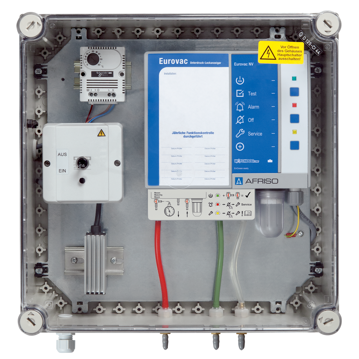 AFRISO Vakuum-Leckanzeiger Eurovac NV im Schutzgehäuse (IP 65) mit Heizung VOR 71820