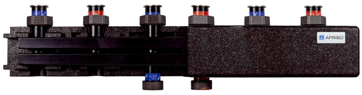 AFRISO Kesselverteiler KSV 125-3 70kW, für Heizungspumpengruppen PrimoTherm VOR 109620 109670