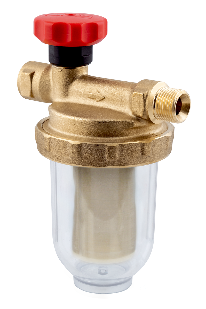 AFRISO Einstrangfilter V 500 St Stahlsieb 100 my, G3/8 IG - G3/8 AG SAL 95090