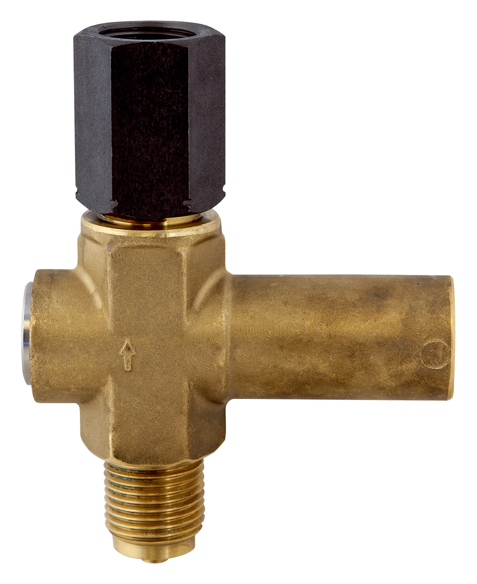 AFRISO Überdruckschutzvorrichtung 0,4-2,5bar, Messing VOR 107250 107260 107270 107280 107290 107300