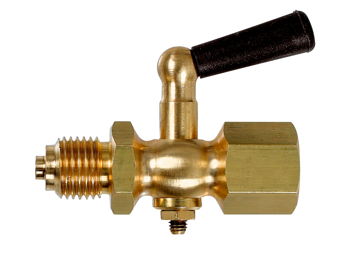 AFRISO Manometer-Absperrhahn G1/2 Muffe x Zapfen, Messing, PN6 VOR 96990 97000 97010