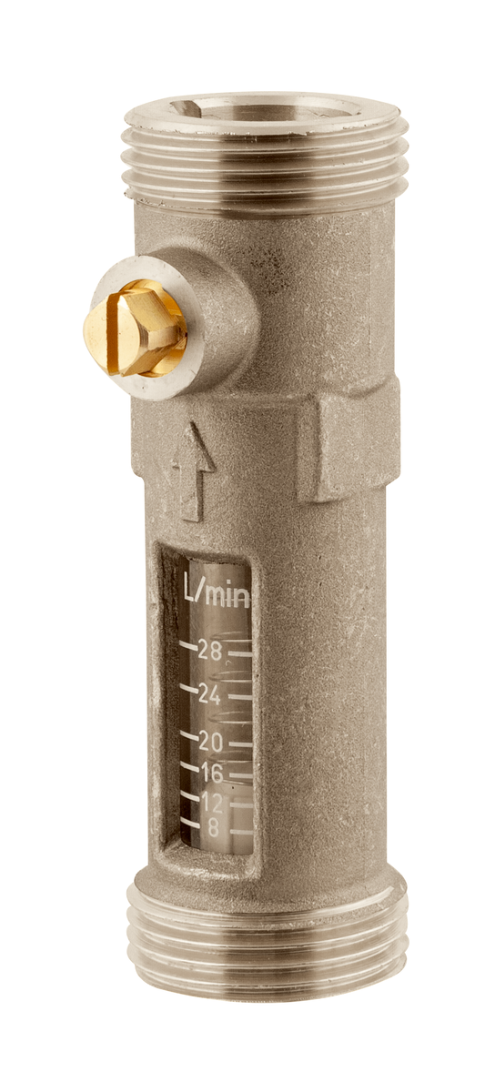 AFRISO Durchflussmesser DFM 15-2M G3/4 AG x G3/4 AG, 8-28 Liter/min SAL 70030 70080