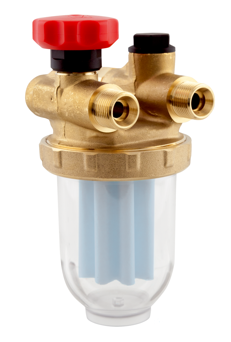 AFRISO Einstrangfilter R 500 Si Sikusieb 50-70 my, G3/8 IG - 2x G3/8 AG SAL 95040