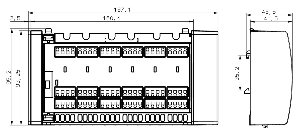 AFRISO CosiTherm Basic Klemmleiste WB 10 D8-230 BEF 72750