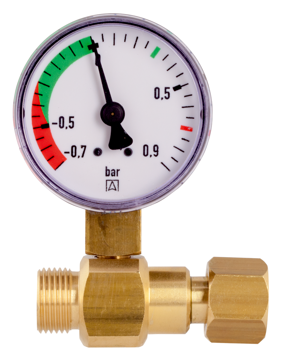 AFRISO Unterdruck-Manometer G3/8 mit 60 Grad Konus SAR 6290