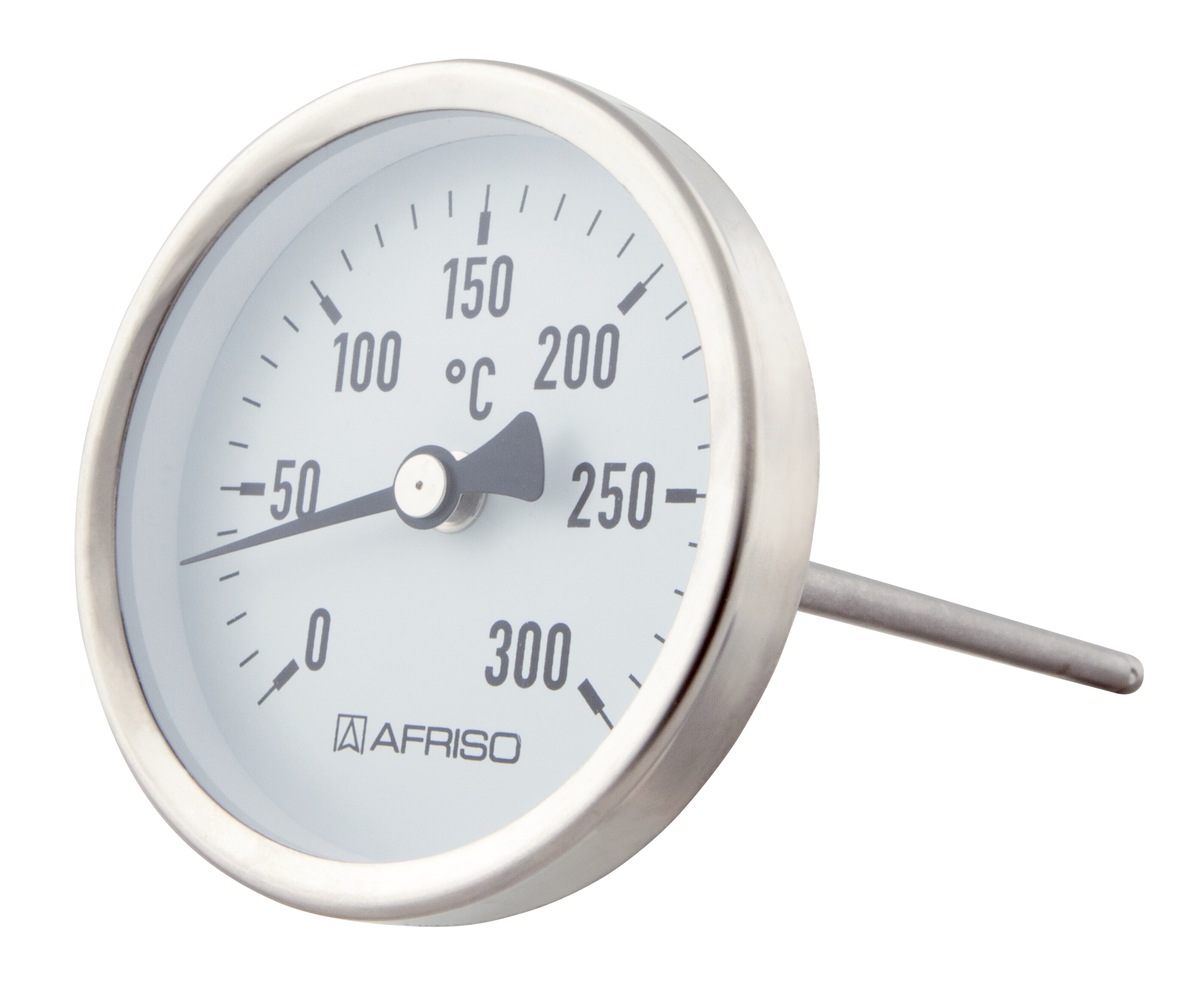 AFRISO Rauchgasthermometer RT 80 0/300C 150mm verstellbarer Konus 8-12mm Kl.2 SAR 87050 87060