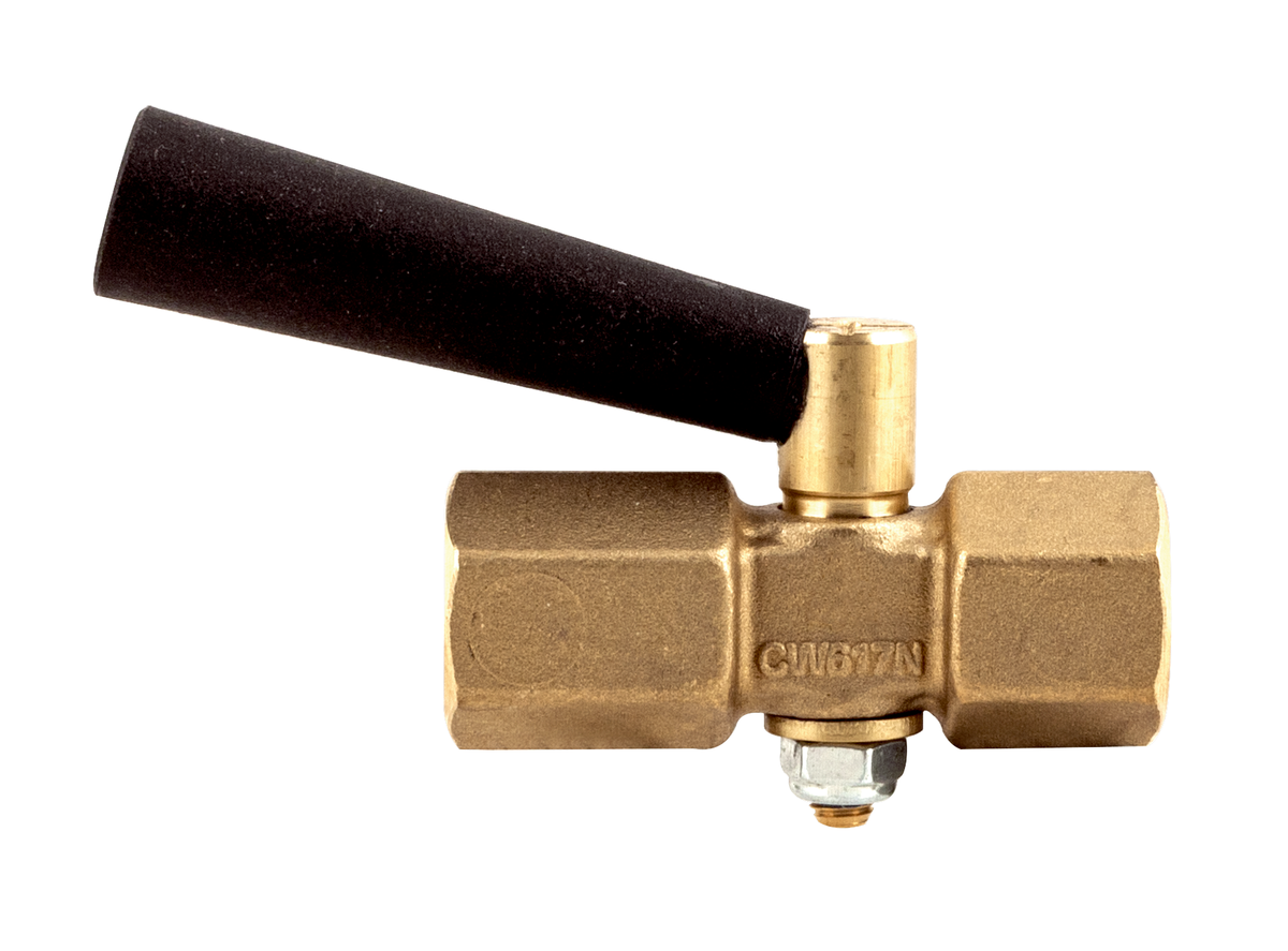 AFRISO Manometer-Absperrhahn G3/8 Muffe x Muffe, Messing, PN16 VOR 96930