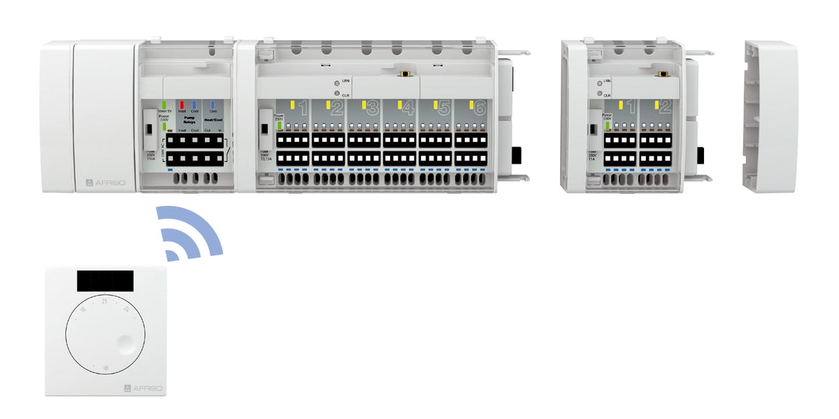 AFRISO Reglermodul Funk Ant RM F2A mit externer Antenne, für 2 Regelkreise 72670 72680 8830 8840 object_image_78120imagemain_dech