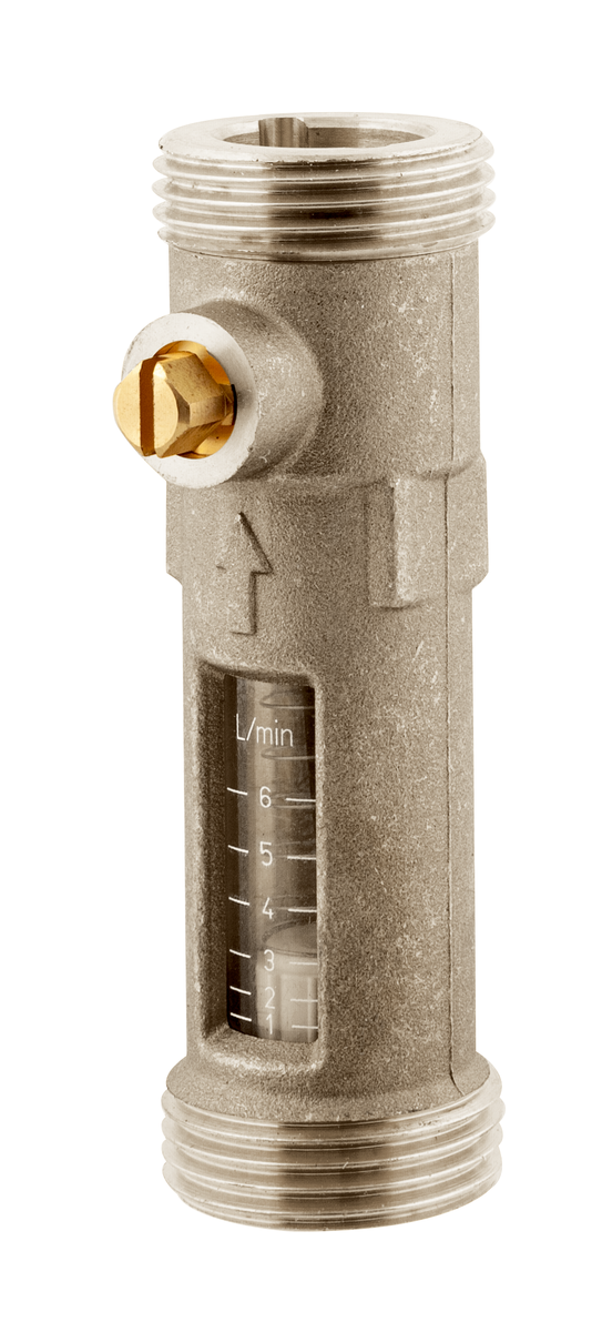 AFRISO Durchflussmesser DFM 15-2M G3/4 AG x G3/4 AG, 1-6 Liter/min SAL 70010 70060
