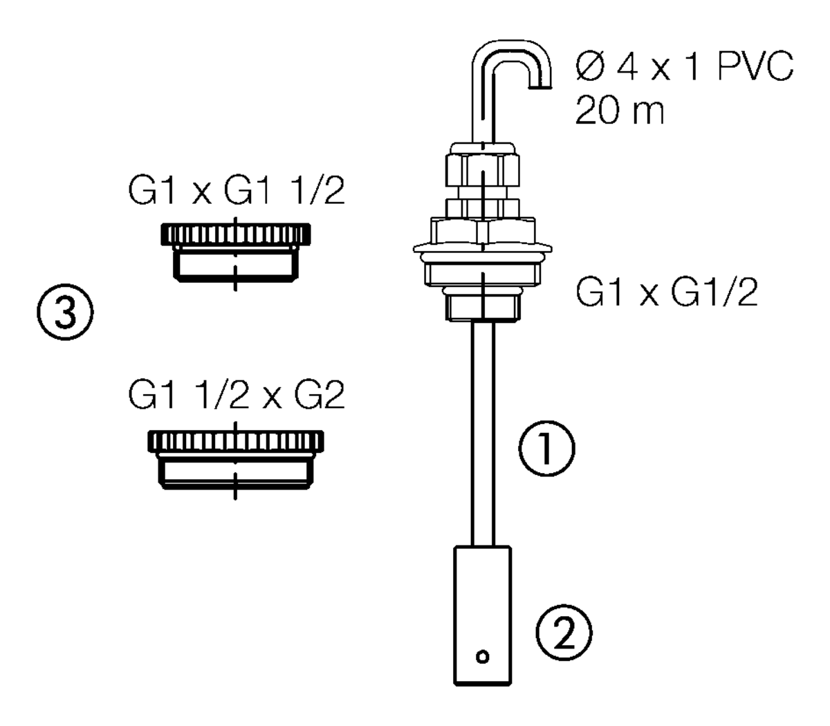 AFRISO Montagesatz Pneumofix Typ 2 BEF 930