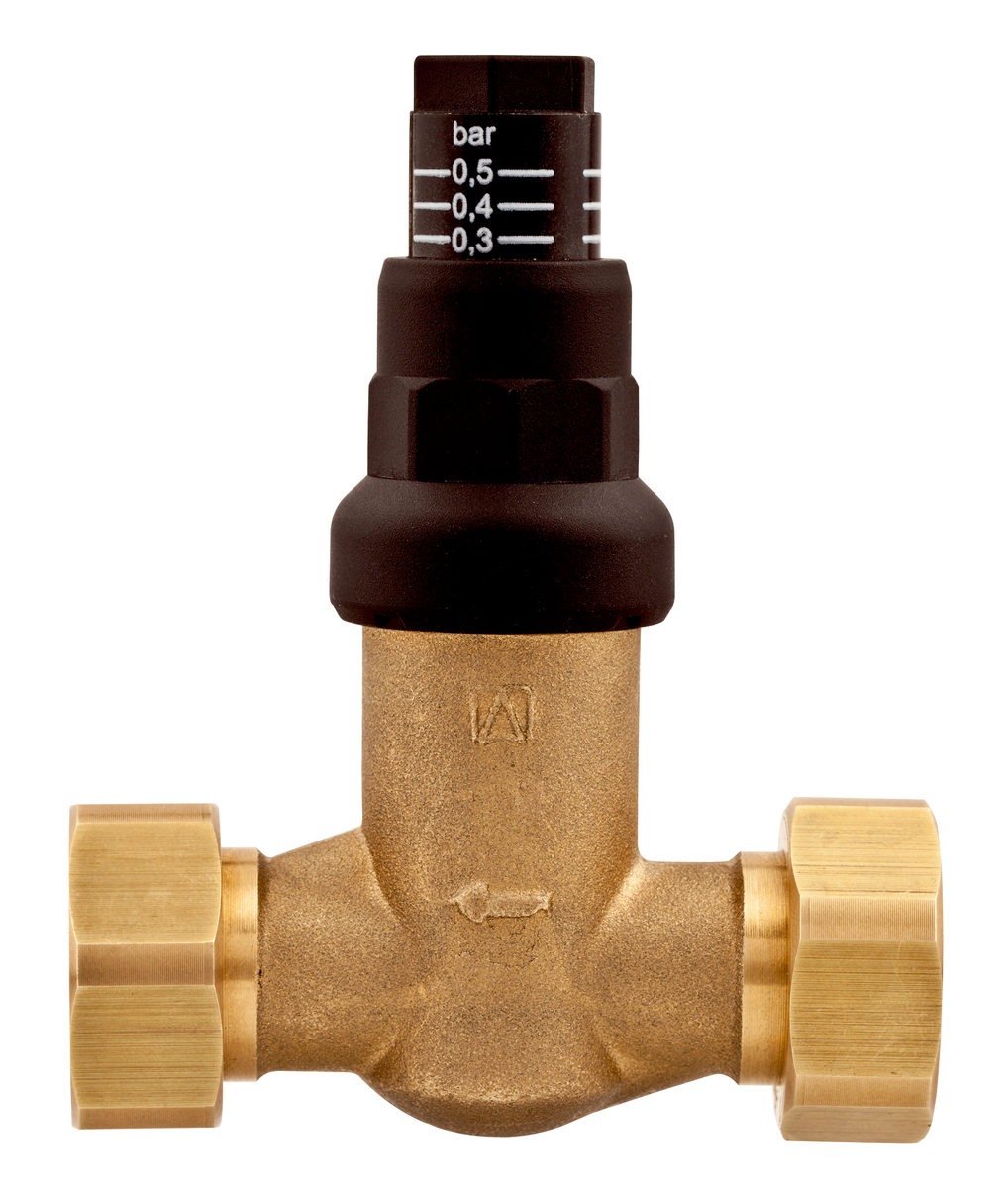 AFRISO Differenzdruck-Überströmventil DÜ 0 - 0,5bar, G3/4, gerade Ausführung VOR 108750