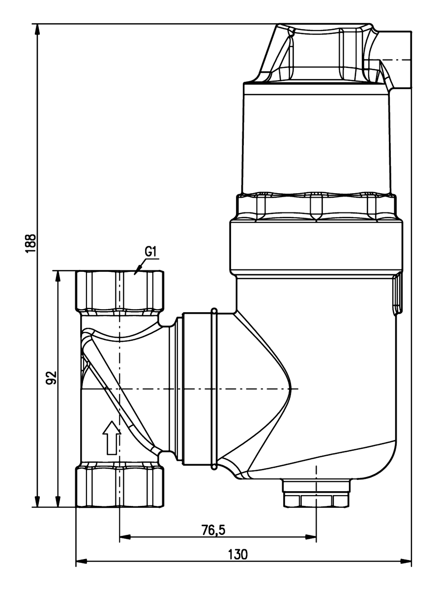 AFRISO Luftabscheider G1 BEF 89460