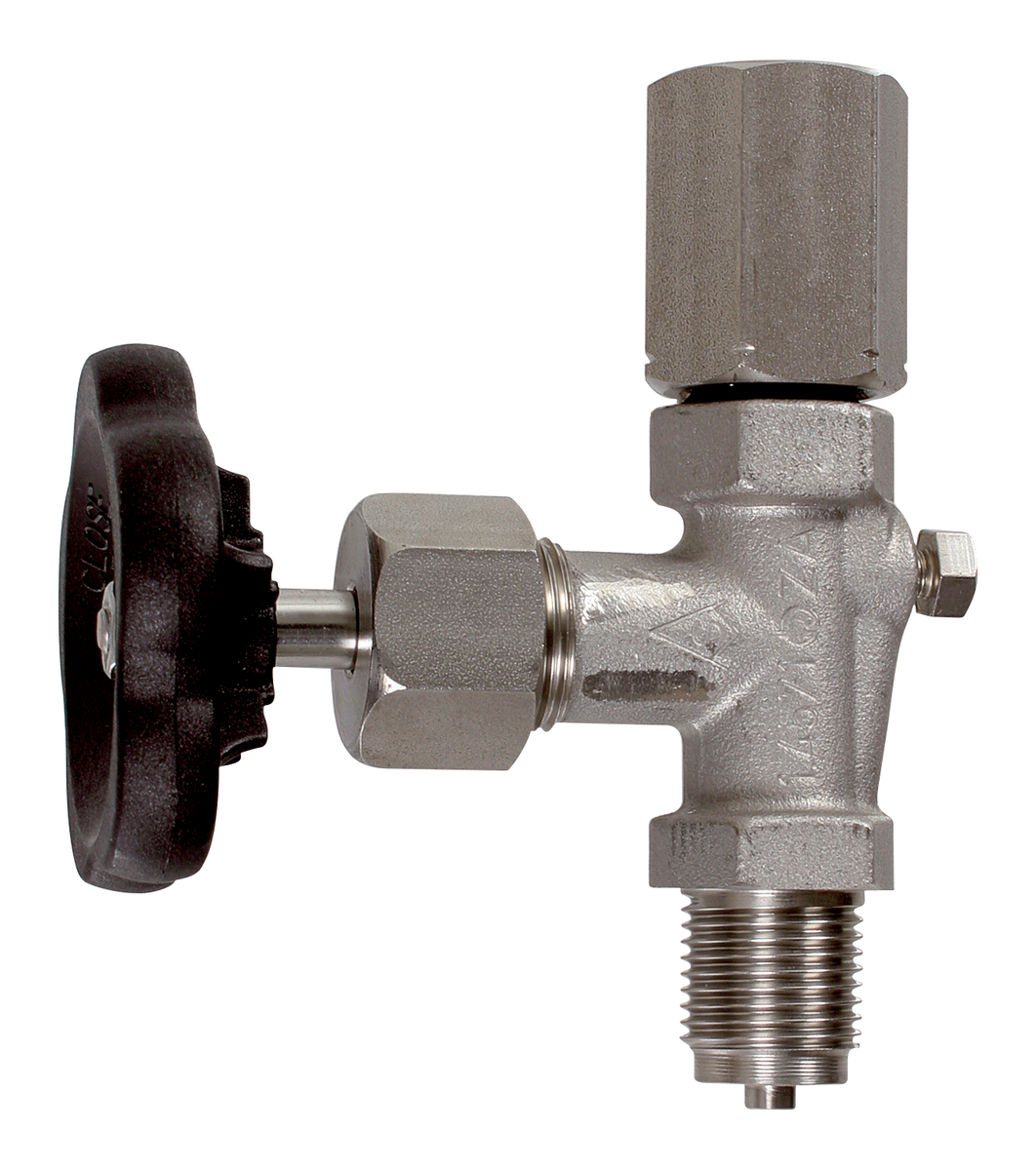 AFRISO Manometer-Absperrventil DIN 16270 Form A, G1/2, Stahl, PN400 VOR 107470 107480