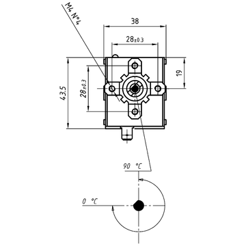 AFRISO Temperatur-Regelthermostat TRT TR2/711 EU 0/90C 1000mm BEF 73410 73420 73430