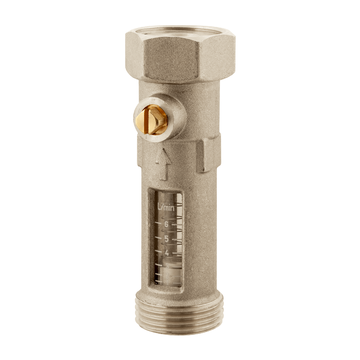 AFRISO Durchflussmesser DFM 15-2M G3/4 AG x G3/4 ÜM, 1-6 Liter/min SAL 70110 70160