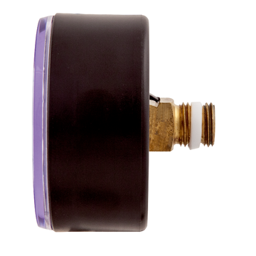 AFRISO Rohrfedermanometer RF 63 0/2,5bar G1/4B mit PTFE-Dichtring axial Kl.2,5 für Heizung/Sanitär SAS 15680 15690 15700 15710 15720