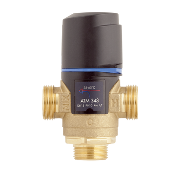 AFRISO Thermisches Mischventil ATM 341 G3/4, 20-43C, Kvs 1,6 m3/h VOR 108430 108440 108450 108460 108480 108490 108500 108510