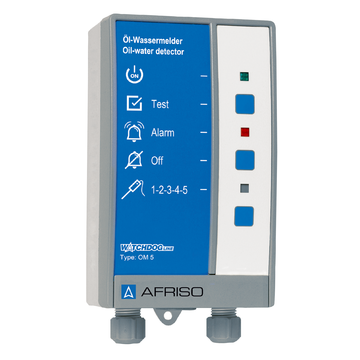 AFRISO Öl-Wassermelder OM5 AC 230V, fünfkanalig, ohne Sonden SAL 72040 72050 20420