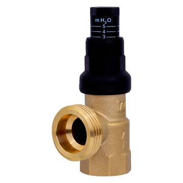 AFRISO Differenzdruck-Überströmventil DÜ 0 - 0,5bar, G3/4xG1, Eckausführung VOR 108760