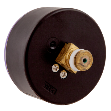 AFRISO Rohrfedermanometer RF 63 0/2,5bar G1/4B mit PTFE-Dichtring axial Kl.2,5 für Heizung/Sanitär DRU 15680 15690 15700 15710 15720