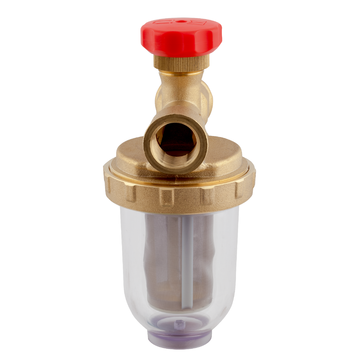 AFRISO Einstrangfilter V 1/2 500 St Stahlsieb 100 my, G1/2 IG - G1/2 IG VOR 95120