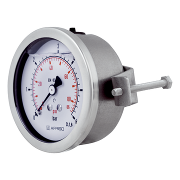 AFRISO Rohrfeder-Glyzerinmanometer RF63Gly 0/6bar G1/4B axial Kl.1,6 D751 SAR 43060