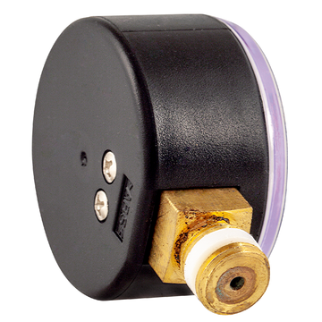 AFRISO Rohrfedermanometer RF 50 0/6bar G1/4B mit PTFE-Dichtring radial Kl.2,5 für Heizung/Sanitär DRU 15760 15770 15780